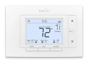 Ermerson Sensi ST55U Smart Wi-Fi Thermostat White ( New Open Box ) - Picture 1 of 15