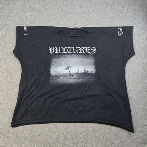 Yeezy Kanye West Ye Shirt Mens 2 Black Vultures Short Sleeve Rap Graphic Merch - Picture 1 of 14