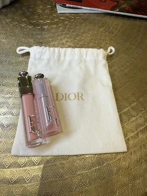 Dior Lip Glow & Lip Maximizer Gift Set – 001 Pink + Dior Pouch – Brand New - Image 1 of 4