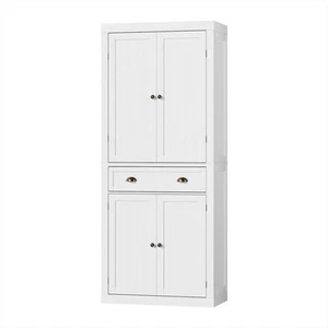 Buffet Unit Sideboard Cupboard Storage Cabinet White - Picture 1 of 5