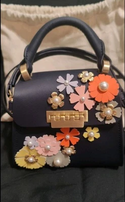 Mini bolso con asa superior floral ZAC Zac Posen Eartha Foto 1 de 4
