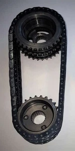 Classic SAAB 900 Type 7 Primary Gears 32/25 Cogs & Chains with Stake Nut - Picture 1 of 1