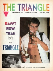 The Triangle Midwest Gay-Lesbian Magazine January 1998 Angels In America Wichita - Bild 1 von 4