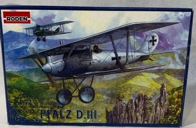 Roden Pfalz D.III WWI Plastic Model Kit 003 1/72  Original Box US Seller - Image 1 of 4