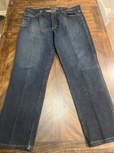 Jeans Kimes Ranch Hombres 40x34 Azul Recto Watson Denim Elástico Vaquero Occidental - Imagen 1 de 13