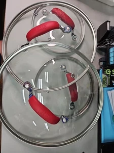 Glas Herdplatte Deckel Geschmack 4er Set - Bild 1 von 9