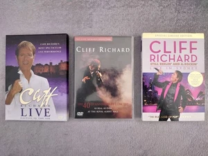 3x Cliff Richard DVD Collection 40th Anniversary Sydney Live Castles Gift Set - Bild 1 von 3