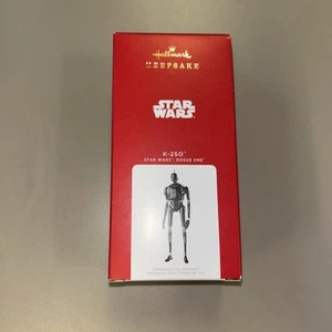 Hallmark 2021 Star Wars Rogue One K-2SO Ornamento Metallo Edizione Limitata C2 - Foto 1 di 6