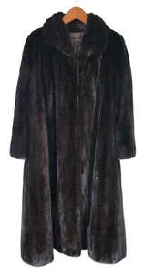 Exquisito abrigo largo de visón Auman & Werkmeister Ranch de los años 70 - lujo personalizado - Imagen 1 de 10
