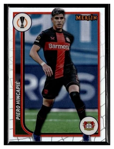 2023-24 Merlin UEFA Club Competitions #21 Piero Hincapié Refractor - Picture 1 of 2