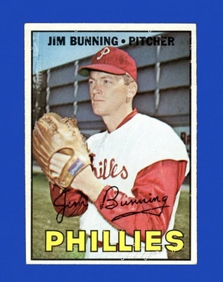 1967 Topps Set-Break #560 Jim Bunning en muy buen estado-en muy buen estado *GMCARDS* Foto 1 de 2