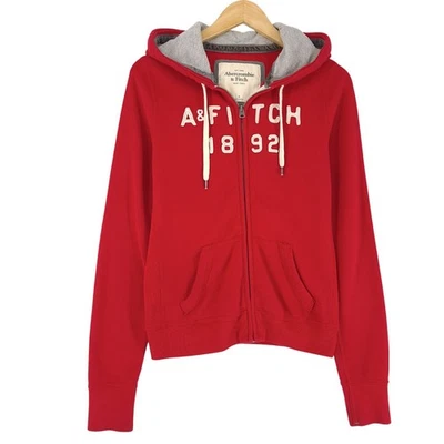 Винтажная женская толстовка с капюшоном пуловер Abercrombie & Fitch Rr0 размер M - Изображение 1 из 4