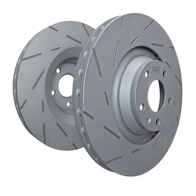 EBC USR1788 Slotted Front Rotors for 2009–2022 Jaguar XKR/XF/XJ/F‑Type - Image 1 of 4