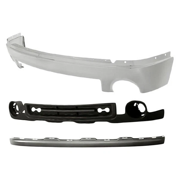For GMC Sierra 1500 07-13 3-Piece (Front Bumper Face Bar, Front Lower Bumper Foto 1 de 1