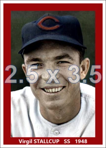 Virgil Stallcup - 1948 Cincinnati Reds - choose a size - colorized print - Picture 1 of 3