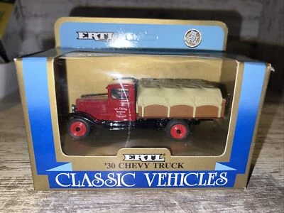 1/43 Scale Ertl Classic Vehicles Replica 1930 Chevy Truck #2861 VC Crozier - Image 1 of 4