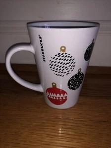 STARBUCKS 2016 Christmas Holiday Ornament Coffee Mug Large - Picture 1 of 4