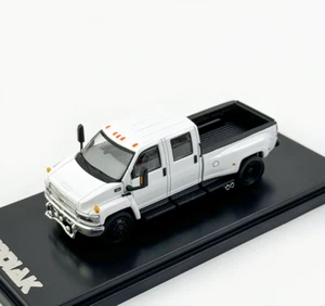 GOC 1/64 Chevrolet Kodiak GMC Toplick Pickup Metal Diecast Model Car White Gifts - Picture 1 of 18
