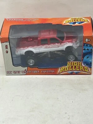 Camioneta pickup Ford F-250 TOY ZONE 1:43 ROJA HIGH ROLLER ELEVADA NUEVA EN CAJA Foto 1 de 4