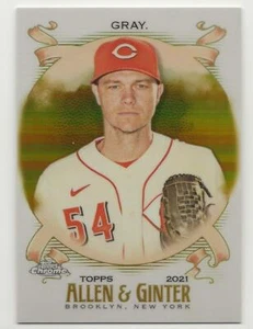 2021 Topps Allen & Ginter Chrome SONNY GRAY Gold Refractor 50/50 Reds #230 - Bild 1 von 1