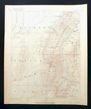 Beaver Utah Vintage USGS Topo Map 1885 Richfield Topographic Powell Survey