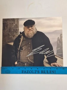 George R.R. Martin Author Game of Thrones Signed 8x10 Photograph. - Picture 1 of 2