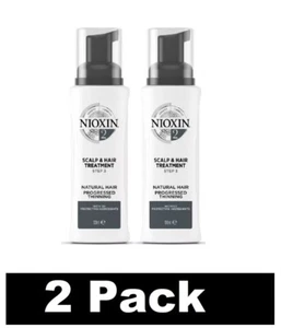 2x NIOXIN System 2 Scalp & Hair Treatment 100ml Natural Hair Progressed Thinning - Picture 1 of 3
