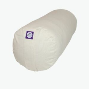 Iyengar Round Cotton Yoga Bolster, Yoga Cushion, Yoga Pillow for Full Back 