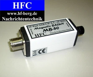 MB-50 Magnetic Balun, Langdrahtbalun 0,5-30 MHz / 50 Watt (3255) - Bild 1 von 2