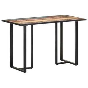 Solid Wood Dining Table Industrial Modern Timber Kitchen Cafe Desk Rectangle - Picture 1 of 11