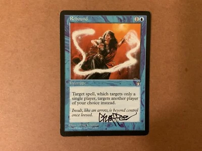 MTG Magic Rebound Signed Artist Proof x1 STH Stronghold Doug Chaffee - Image 1 of 2