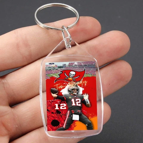 TOM BRADY TAMPA BAY BUCCANEERS NFL KEYCHAIN #2 Cover