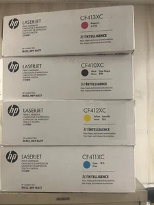 SET OF HP 410X CF410X, CF411X, CF412X, CF413X HY K/C/M/Y Open box/open pack - Picture 1 of 1