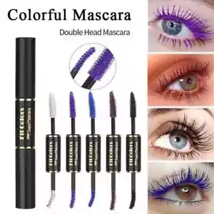 Dual Side 4D Silk Fiber Eyelash Mascara Waterproof Eyelash Fluffy Volume Mascara - Bild 1 von 3