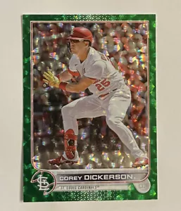 Lamina verde aggiornamento 2022 /499 US15 Corey Dickerson - St. Louis Cardinals - Foto 1 di 2