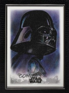 2019 Topps Star Wars: Stellar Signatures Art Reproduction 33/100 Darth Vader 4pn