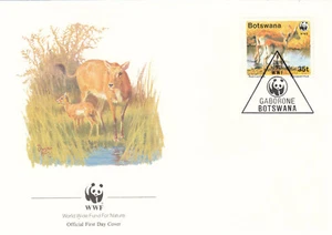 Red Lechwe WWF Botswana FDC (D) 1988 (145354) - Picture 1 of 1