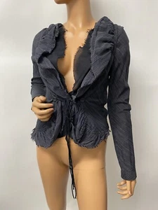 All Saints Light Jacket Blazer Damengröße Small Creative Style Krawattenverschluss - Bild 1 von 14