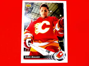 1992/93 UPPER DECK EISHOCKEY USA NHLPA Nr. 314 Sergei MAKAROV - Bild 1 von 1