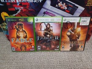 Fable Trilogy 1 2 And 3 I II III 3 Limited Collector's Edition Xbox 360 All CIB