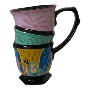 Disney Alice in Wonderland 70th by Mary Blair Stacked Tea Cups Mug Mad Hatter - Picture 1 of 9