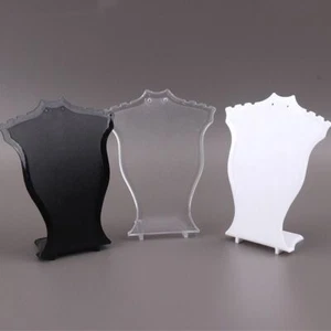 Acrylic Jewelry Holder Mini Mannequin Pendant Model Jewelry Shop - Picture 1 of 12