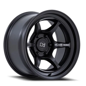 17x8.5 +20 Black Rhino Shogun 6x5.5 Matte Black Wheels (Set of 4) - Picture 1 of 3