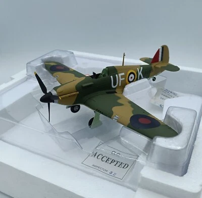 FRANKLIN MINT B11E065 - Hurricane Mk.I, Billy Fiske, RAF 601 Sqn - 1/48 Model - Immagine 1 di 4