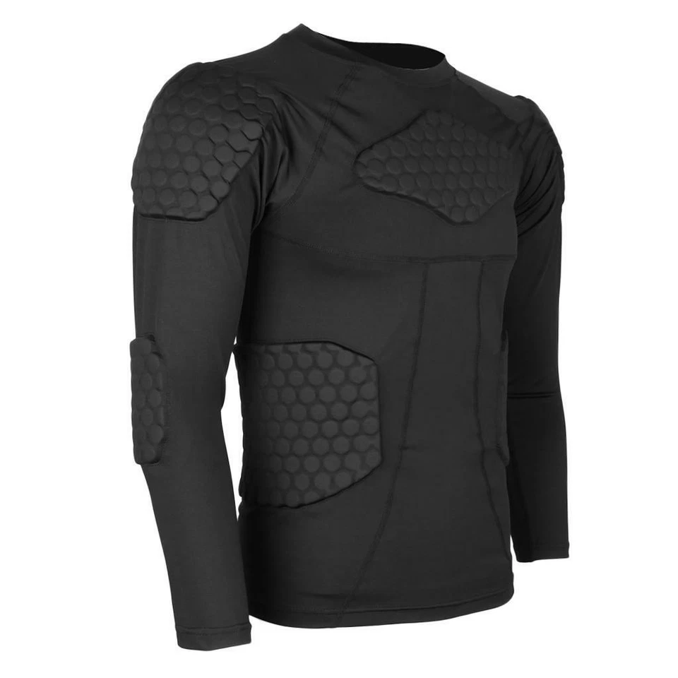 Mens Compression Shirts Cycling Tight Fitness T-shirt Long Sleeve - Image 1 of 1