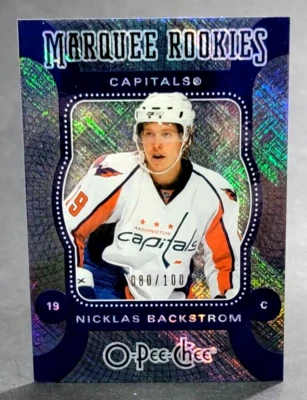 2007-08 O-Pee-Chee Micromotion Black #598 Nicklas Backstrom 80/100 - Image 1 of 2
