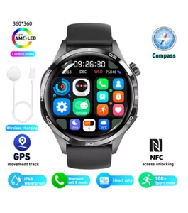 Montre connectée GT5 Pro pour homme, GPS, écran AMOLED 360x360 - Photo 1/1
