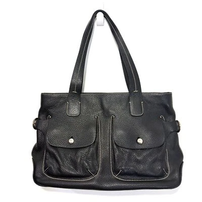 Bolso de Hombro Baguette de Cuero Guijarro LANCEL - Negro Foto 1 de 4