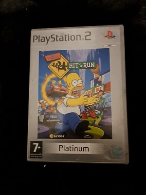 The Simpsons Hit & Run Playstation PS2  Platinum - Image 1 of 3