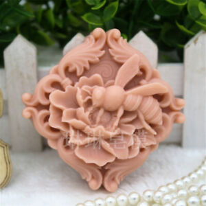 Craft Bee Soap Mold Silicone Candle Soap Making Mould DIY Handmade Mold